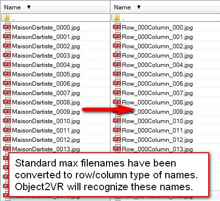 example of renamed files