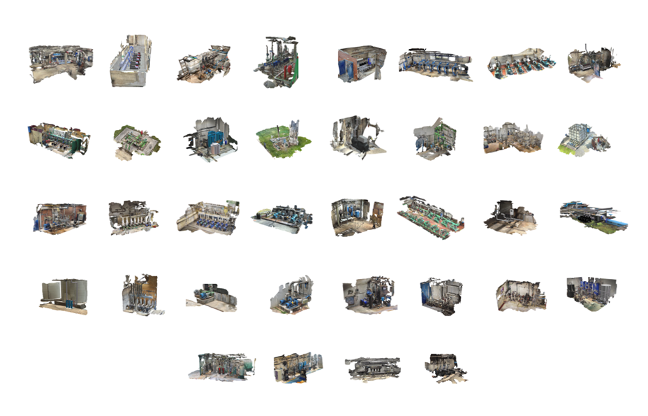 contactsheet of scanned spaces